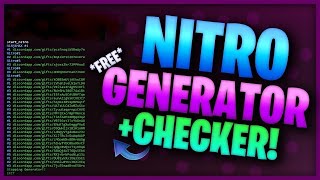 FASTEST DISCORD NITRO GENERATOR + CHECKER 2022 | FREE DOWNLOAD screenshot 2