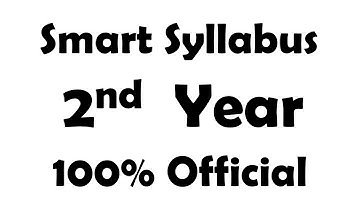 Smart Syllabus All Subject 2nd Year