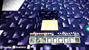 Minecraft Xbox 360 version how to build a nether portal and obsidian.