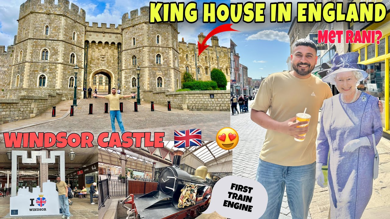 King House In England 🇬🇧 MET Queen??😱WINDSOR CASTLE
