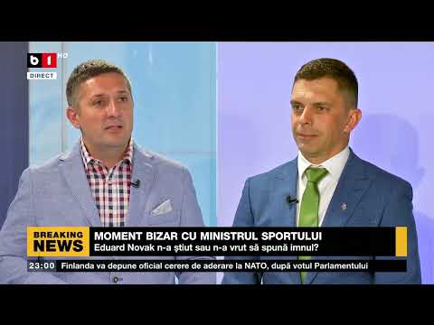 Reacția ministrului Eduard Novak, pus să recite imnul României