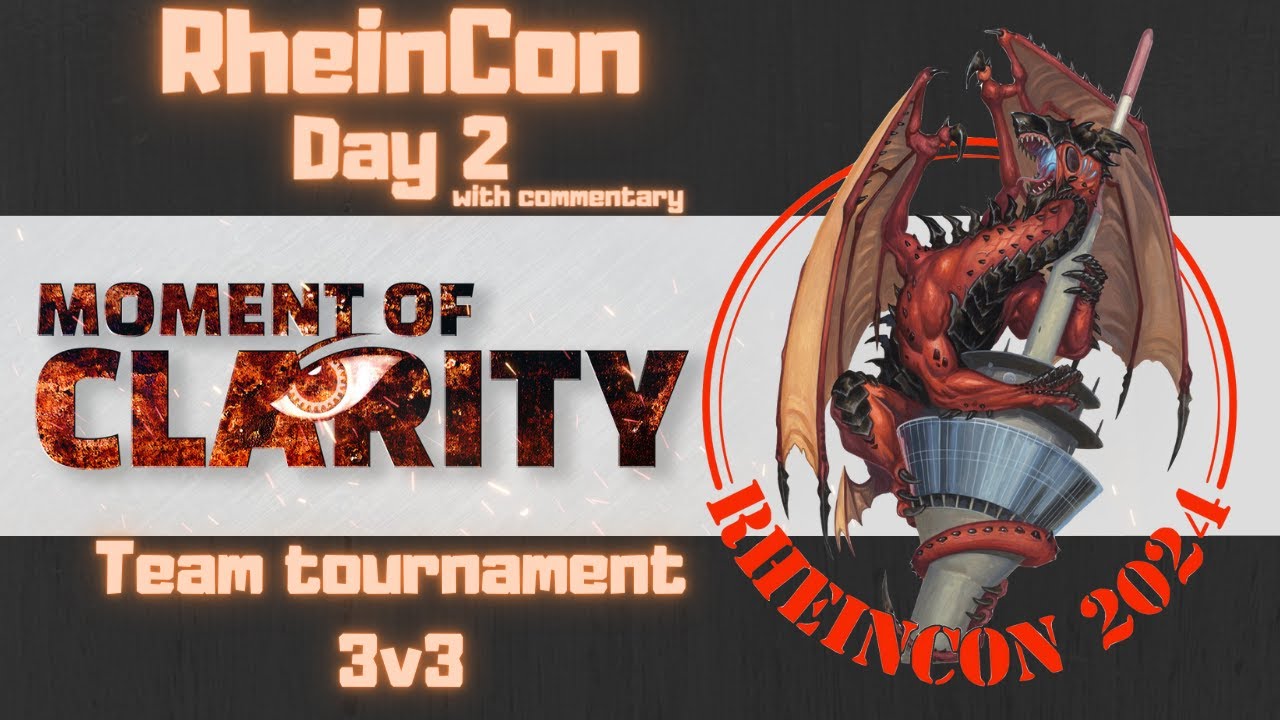 RheinCon Day 2 part 2 - 3v3 Team event - Warmachine