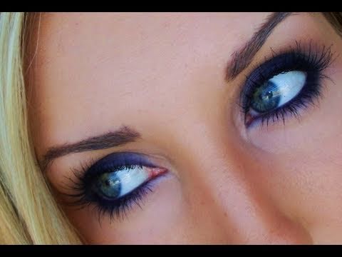 Simple Smokey Navy Eyes- Easy New Year's Eve Makeup