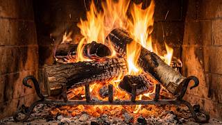 🔥 Cozy Fireplace 4K. Fireplace with Crackling Fire Sounds. Fireplace 4K UHD