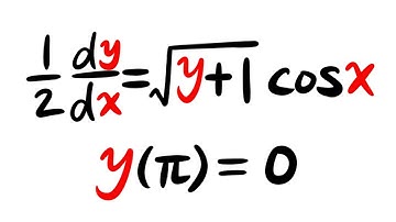 separable differential equation with an initial condition