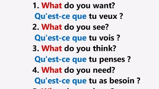 Questions et réponses en anglais pour bien améliorer votre anglais.  easy sentences to learn french.