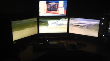 Need for speed film on three monitors 5760x1080
