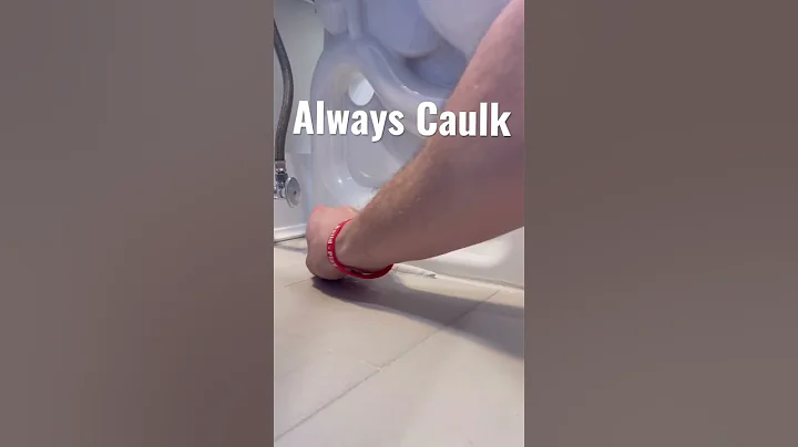 Always caulk around the toilet when installing them. #diy #youtubeshorts #diyshorts - DayDayNews