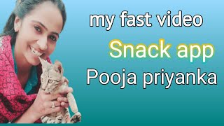 my fast snack video  pooja Priyanka screenshot 4