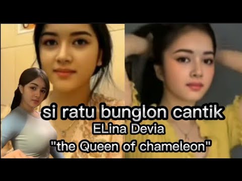 Elina Devia video seleb tiktok the Queen of chameleon (si ratu bunglon)