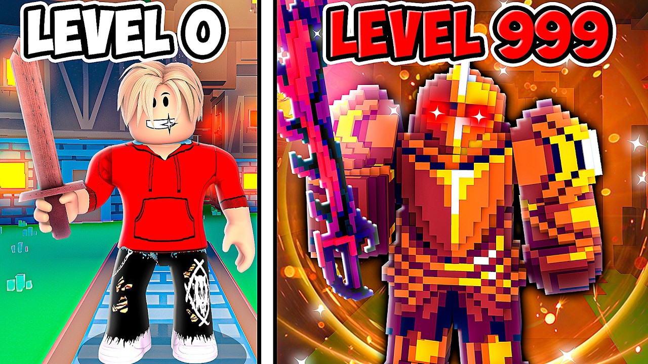 From NOOB To PRO In Roblox Pixel Blade..