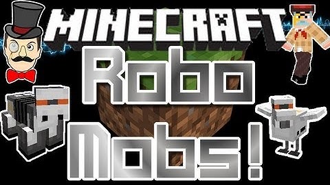 Minecraft Mods - ROBOT PIGS & SHEEP ! Metal Mobs - Robo Mod !