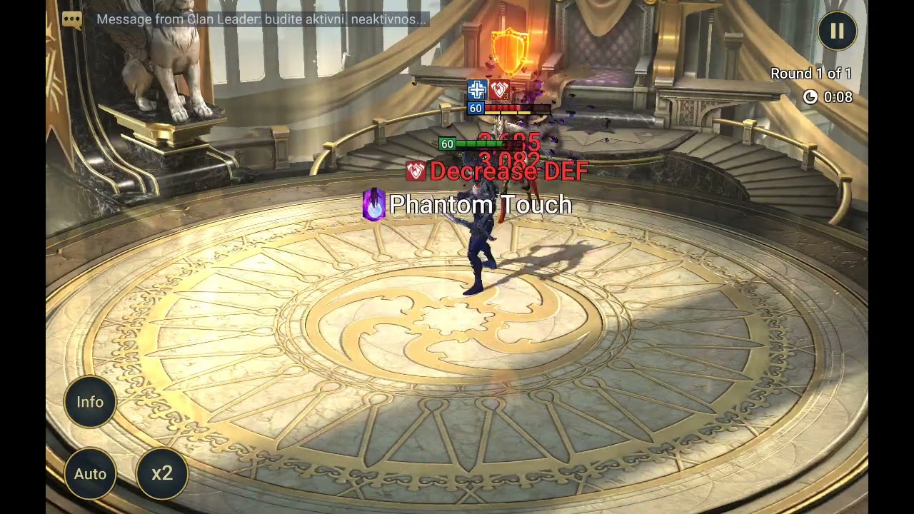 Hellfreak (46 power) vs Lanakis the Chosen (48 power) MANUAL fight