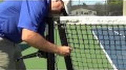How to Install a Tennis Net