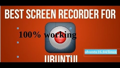 How to install Simple Screen Recorder in Ubuntu 16.04