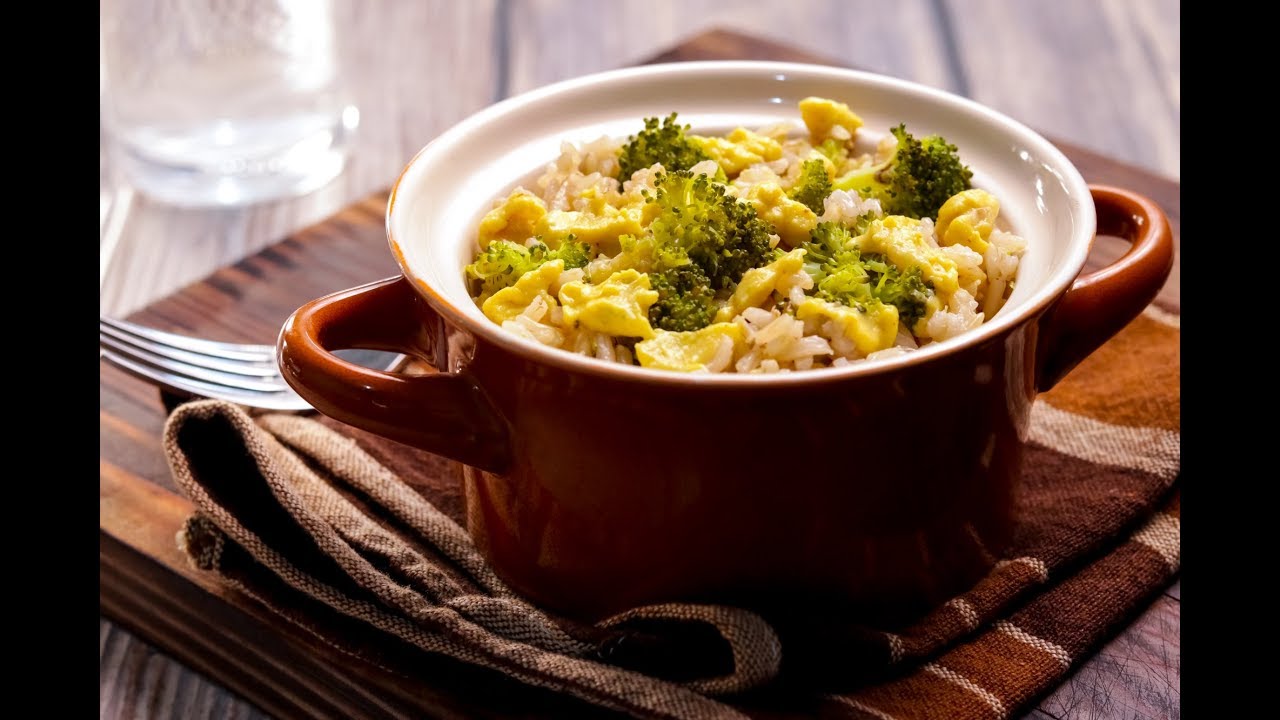 Cheesy Broccoli and Brown Rice Pilaf YouTube