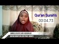 Surorin Alqur Ani A Qasa Da Minti Daya