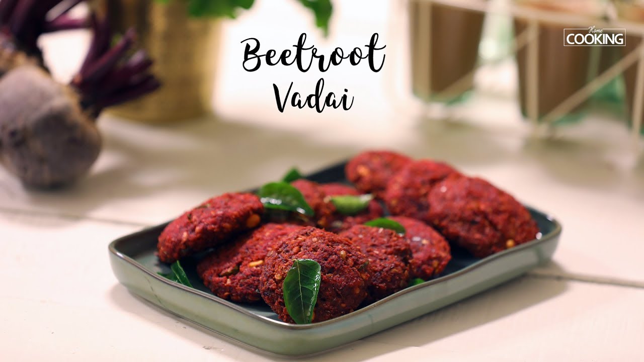 Beetroot Vadai | Tea time Snacks | Crispy Vada Recipe | Kids Snacks | Chettinad Vada Recipe