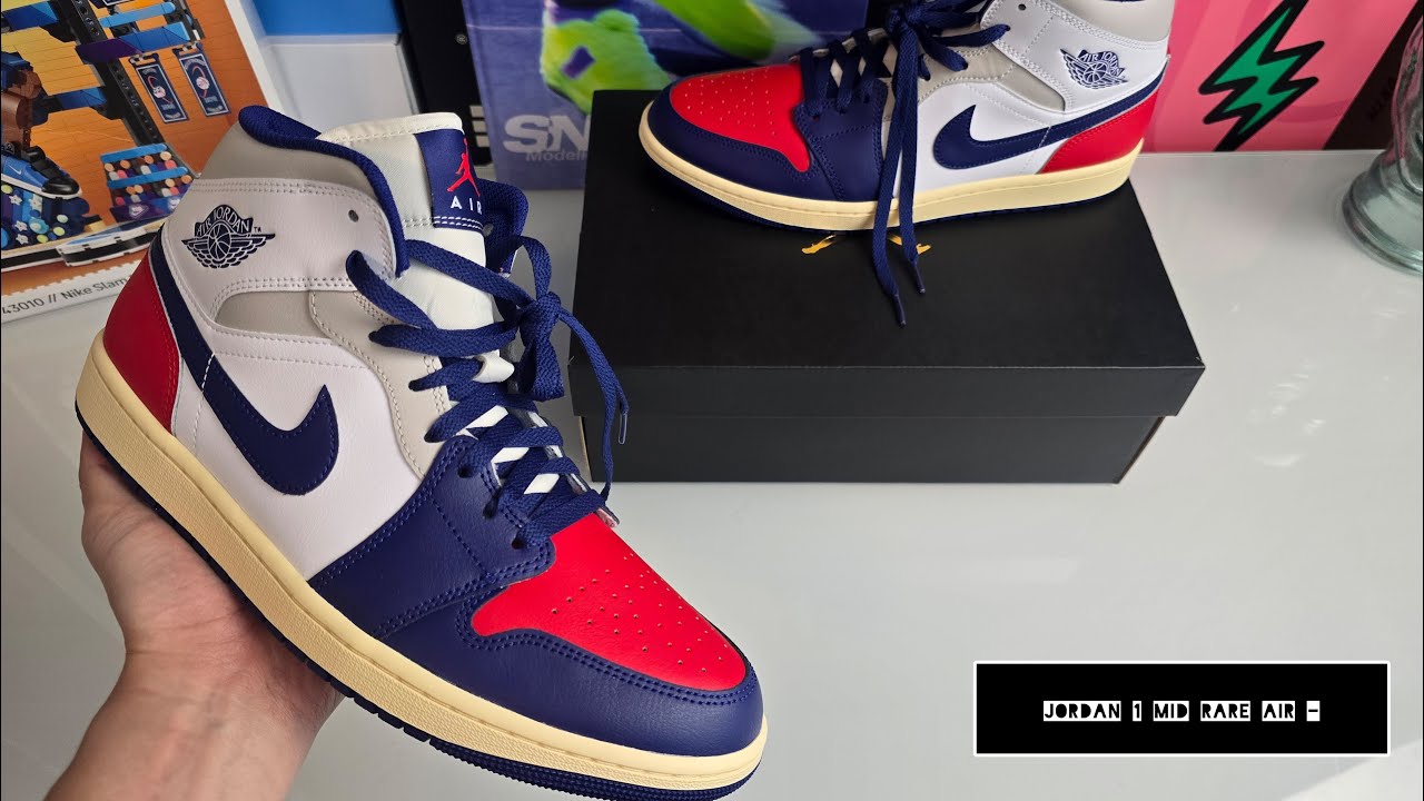 Jordan 1 Mid Rare Air - On Feet and Check - NiCe 82% - YouTube
