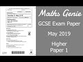 Ultimate Edexcel GCSE Maths May 2019 1H Exam Paper Walkthrough π