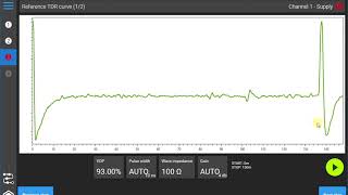 Setting TDR thresholds using auto procedure