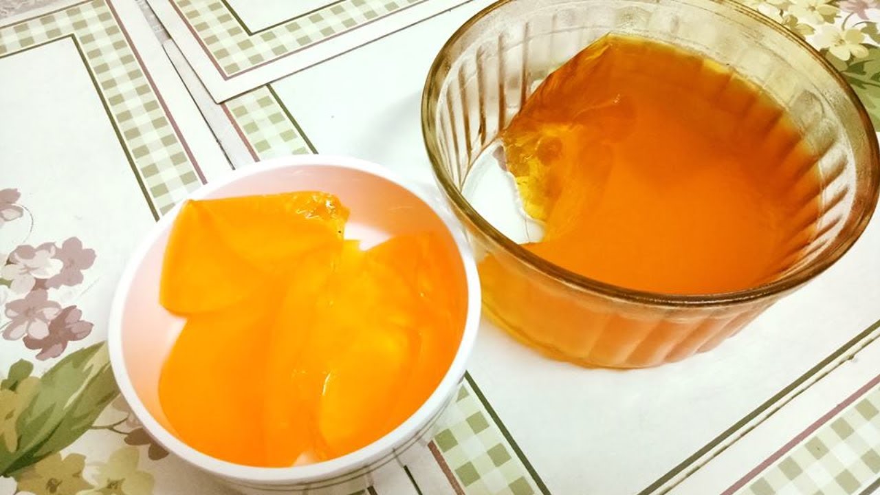 How To Make Jelly (Jello) From Jelly Powder| Orange Jelly Recipe|Basic