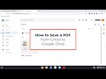 How to Save a PDF from Gmail to Google Drive