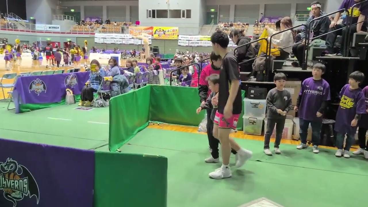 雛・光　ワイヴァンズキッズエスコート2026年2月22日