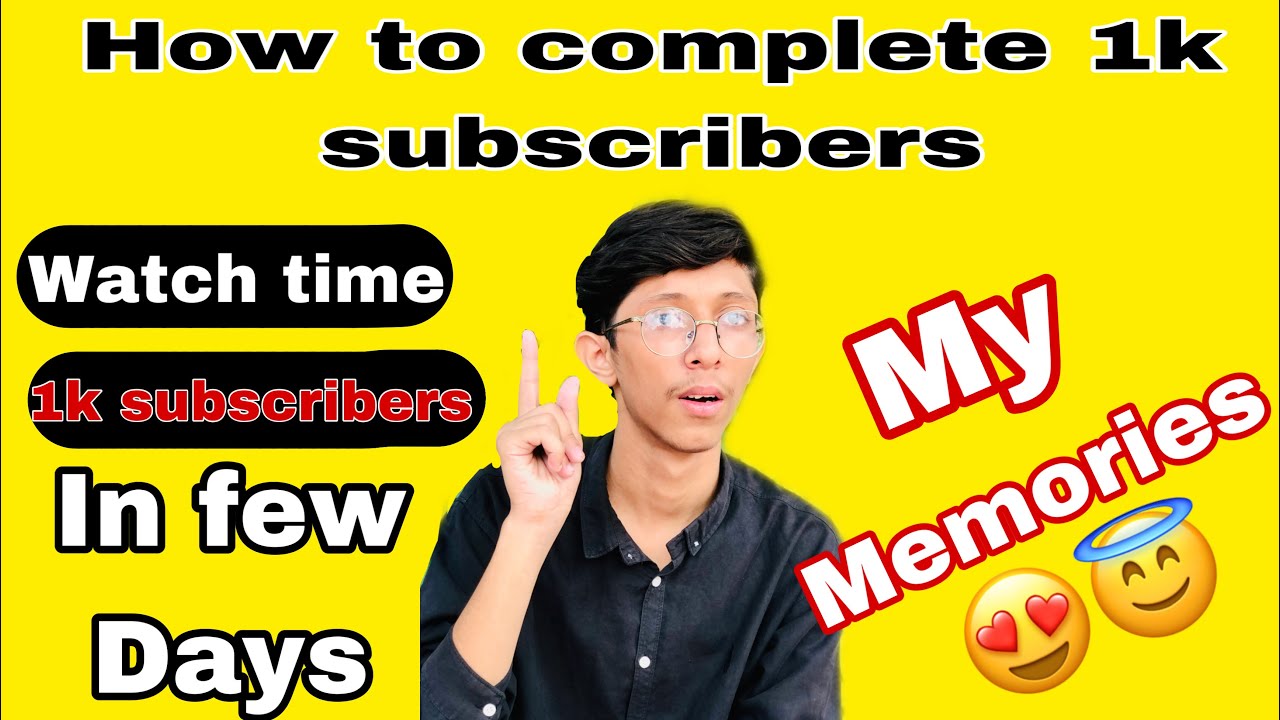 My journey from 0 to 1K subscribers - YouTube