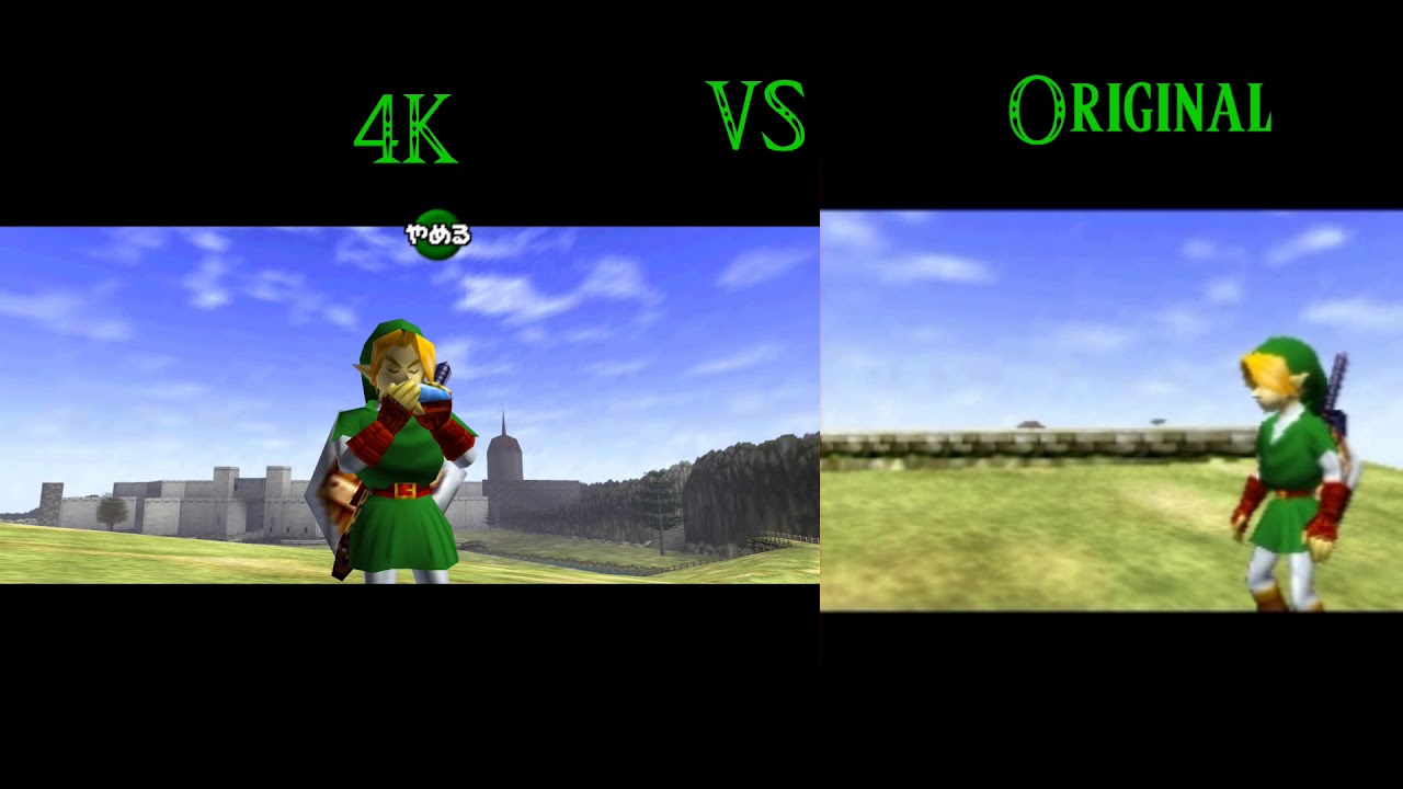 Ocarina Of Time Original VS HD YouTube