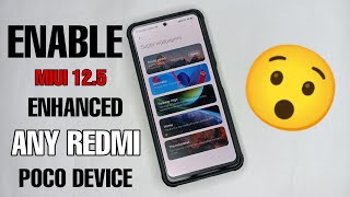 😯 किसी भी रेडमी और पोको स्मार्टफोन पर Miui 12.5 उन्नत सुपर लाइव वॉलपेपर सक्षम करें screenshot 4