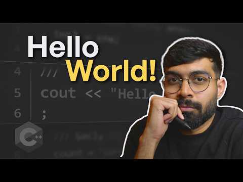 Hello World Program in C++ | Your First Program Explained