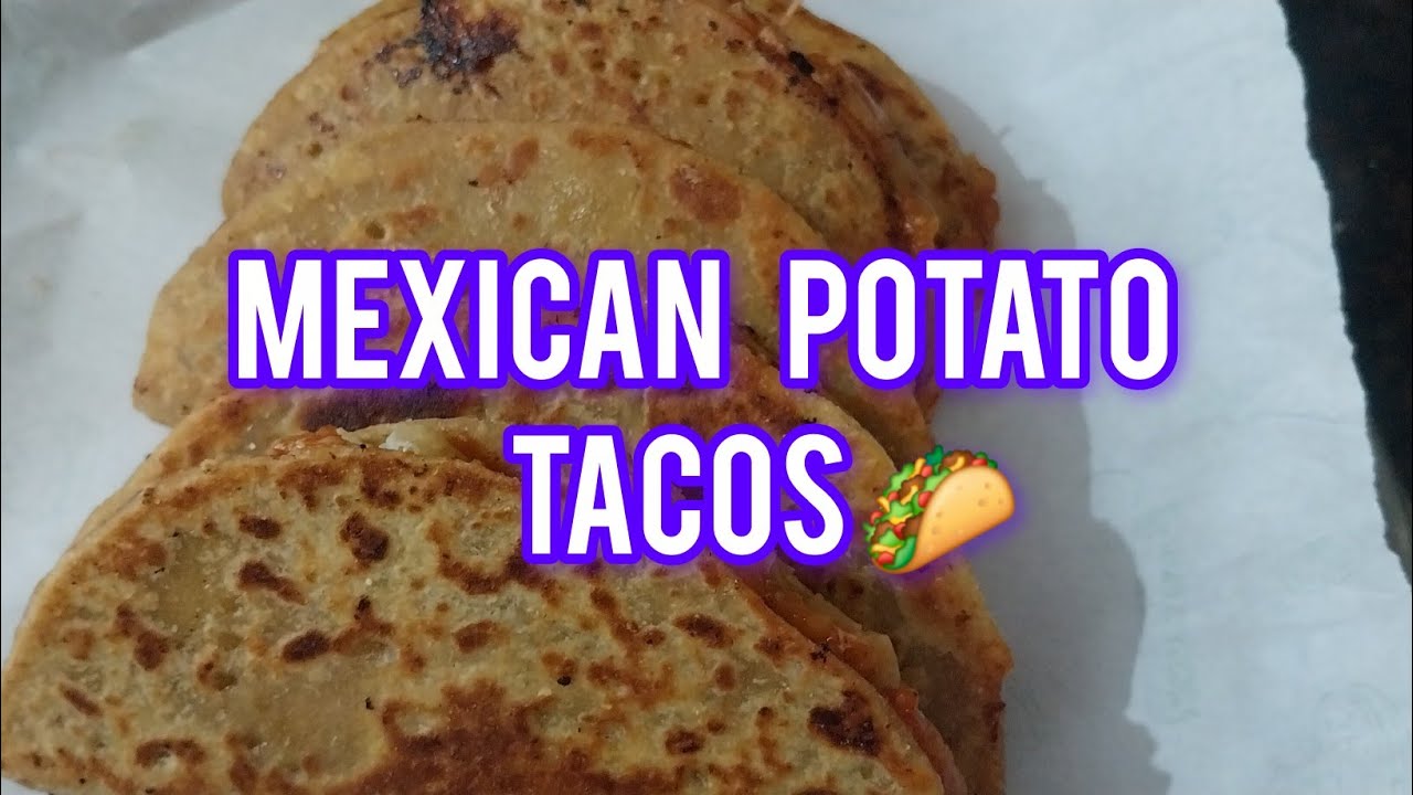 Mexican potato Tacos recipe 🌮! Yummy Tacos ! Easy Tacos recipe ! Homemade Tacos ! Potato Tacos 🌮