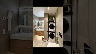 Modern Bathroom Design | Hidden Laundry & Smart Storage #ideas | #IrenaOliiar