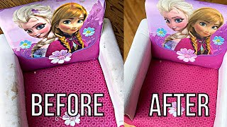 Spring Clean Kid's Furniture || How to EASILY clean upholstered furniture screenshot 2