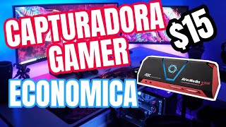 LA CAPTURADORA BARATA PARA STREAMING  (Conecta tu Cámara, Xbox, Movil, PS4, Nintendo a OB) $15