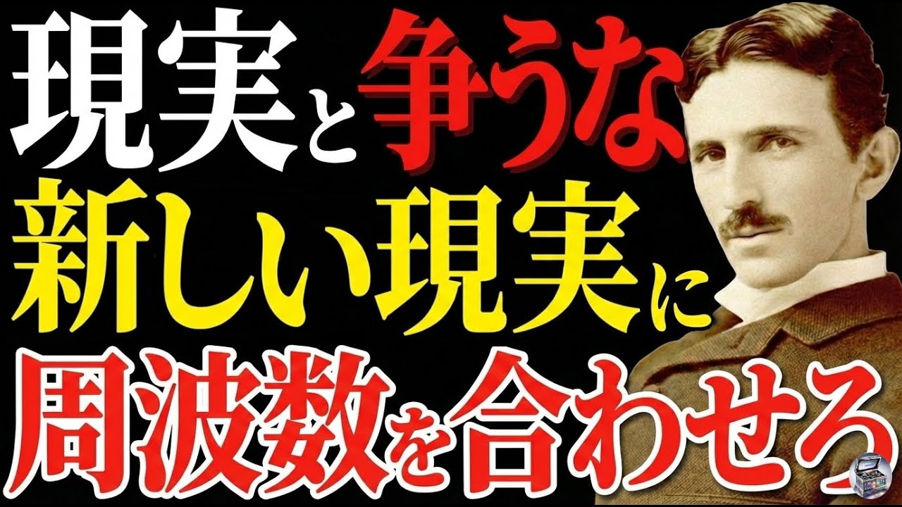 【※99％は知らない】現実と争うな。周波数を変えよ～ニコラ・テスラが語る