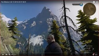 HOW BIG IS THE MAP in The Witcher 3 (Map: Kaer Morhen) Walk Across the Map