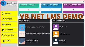 VB.Net Project Tutorial - Create a Library Management System Using VB.Net And MySQL - [ DEMO ]