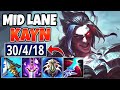 KAYN, BUT I WENT MID LANE AND DESTROYED THE ENEMY TEAM (30 KILLS, 74000 DAMAGE) - League of Legends
