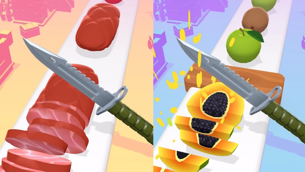 Perfect Slices! Very Satisfying And Relaxing ASMR Slicing Game - YouTube