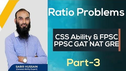 Ratio Problems Part-3 Past Papers 2017-18-19-20 #ratioproblems #csspastpapers #cssability