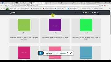 AngularJS REST API web application