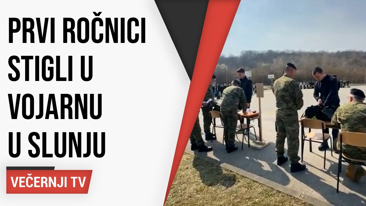 U vojarnu u Slunju stižu prvi ročnici na temeljnu vojnu obuku