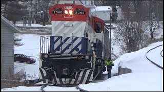 "Old Man Winter's Favorite Railroad" MA&N's Utica NY Branch