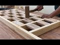 Creative Woodworking Ideas // Easy To Make A Beautiful Unique Coffee Table