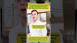 Eza Gionino Menangis Saat Hadiri Sidang Perceraian