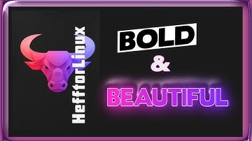 Hefftor Linux a Stunningly Beautiful XFCE Arch Distro Review