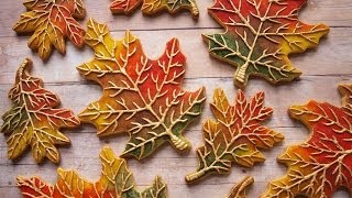 How To Decorate Cookies To Look Like Fall Leaves!