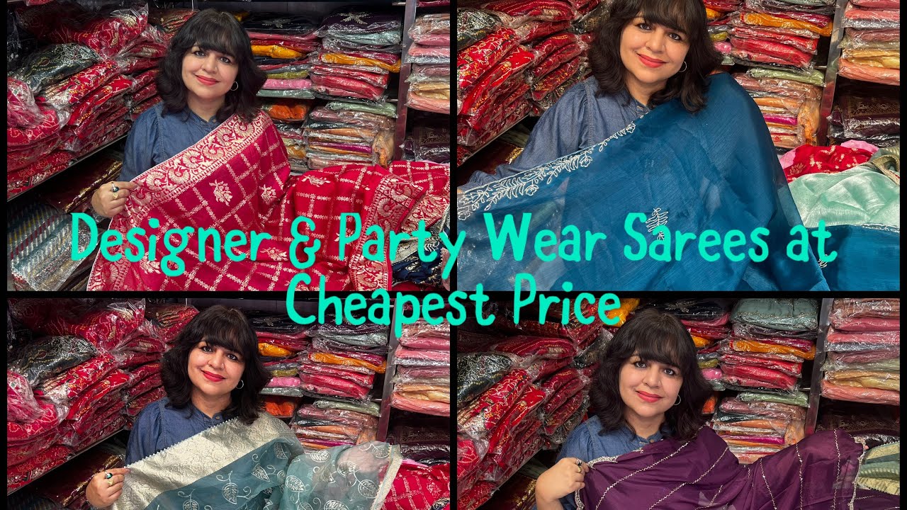 #saree / Designer Sarees starting price Rs.295/- /Purohit ji ka Katla /Jaipur/ Mob: 91165-33137